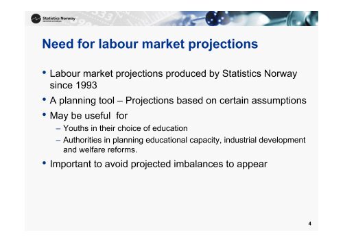 Demand and supply of labour by education in Norway towards 2030