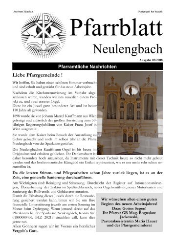 0,39 MB PDF in neuem Fenster öffnen - Pfarre Neulengbach