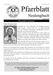 1,07 MB PDF in neuem Fenster öffnen - Pfarre Neulengbach