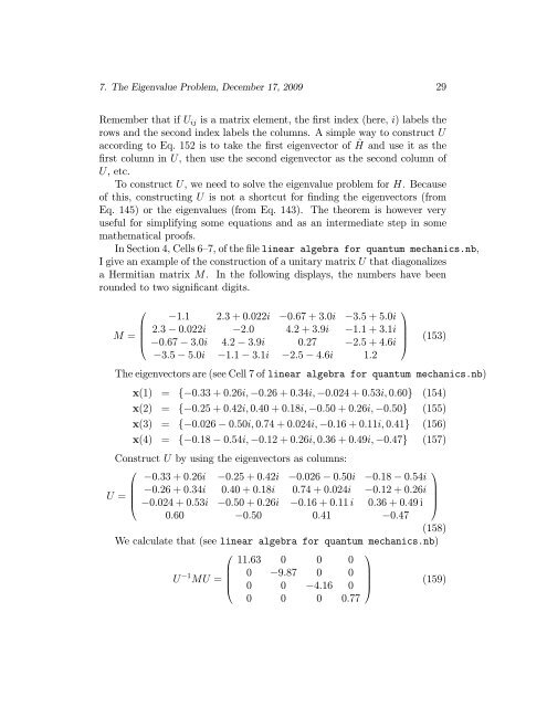 Chapter 7. The Eigenvalue Problem