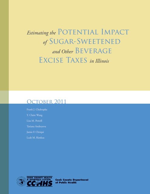Estimating the Potential Impact of Sugar-Sweetened Excise Taxes in ...