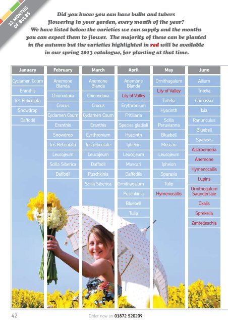 AUTUMN CATALOGUE 2012 10% DISCOUNT ONLINE - Flowerfarm