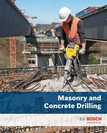 Masonry and Concrete Drilling - Bosch Power Tools