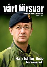 Nr 2/ 2008 ÃrgÃ¥ng 120 - AllmÃ¤nna FÃ¶rsvarsfÃ¶reningen