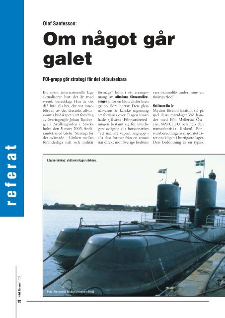 Nr 1/ 2003 ÃrgÃ¥ng 115 - allmÃ¤nna fÃ¶rsvarsfÃ¶reningen