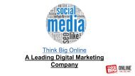 Think Big Online - A Leading Digital Marketing Company