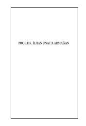 PROF.DR. Ä°LHAN UNAT'A ARMAÄAN - MÃ¼lkiyeliler BirliÄi