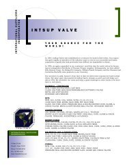 1 IntSup Catalog Table of Contents - International Suppliers, Inc.