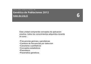 GenÃ©tica de Poblaciones 2012