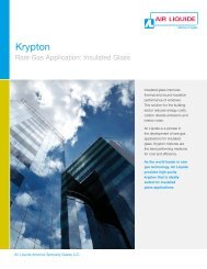 Krypton for Insulated Glass - Air Liquide America Specialty Gases