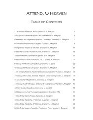 Table of Contents - Anaphora Press