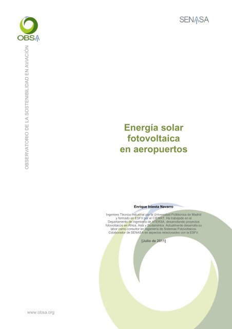 EnergÃ­a solar fotovoltaica en aeropuertos - OBSA