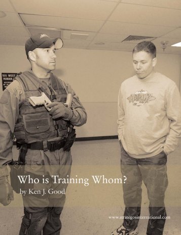 Who is Training Whom? - Strategos International