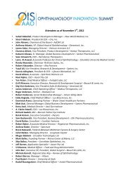 Attendees as of November 5th, 2012 - Ophthalmology Innovation ...