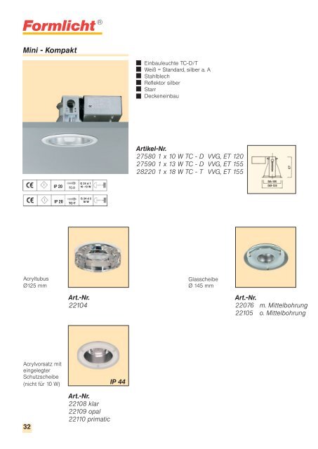 Katalog Shoplight - Formlicht