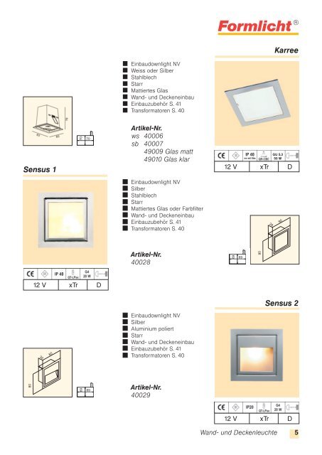 Katalog Shoplight - Formlicht