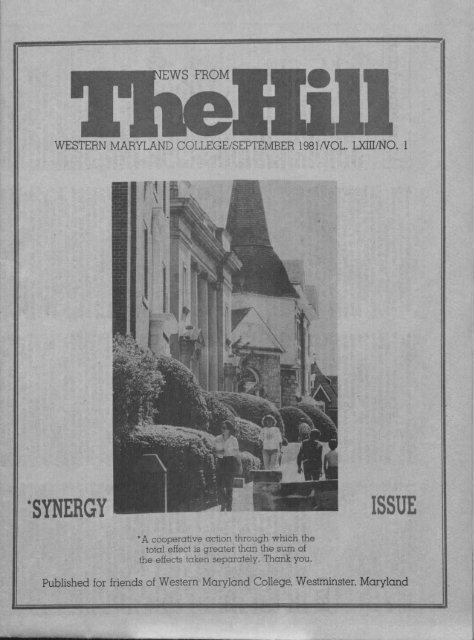 News From The Hill 1981-1982 - Hoover Library
