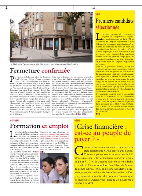 TÃ©lÃ©charger le journal [.pdf] - Ville de Stains