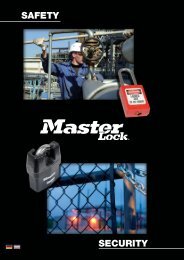 SAFETY SECURITY - Master Lock Safety