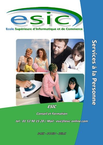 Services Ã  la personne - Groupe ESIC