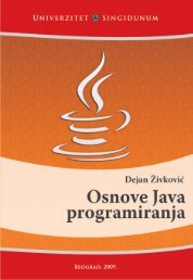 Osnove Java programiranja - SINGIPEDIA
