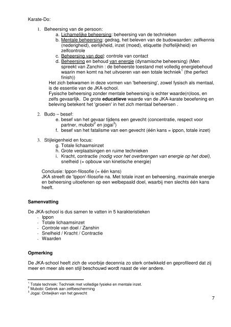 INFORMATIEBROCHURE - JKA-Vlaanderen