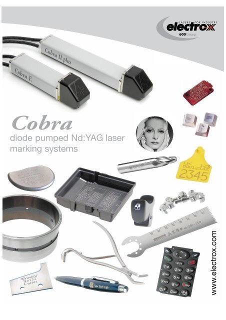 Electrox Cobra Laser Marking Product - Cincinnati Automation