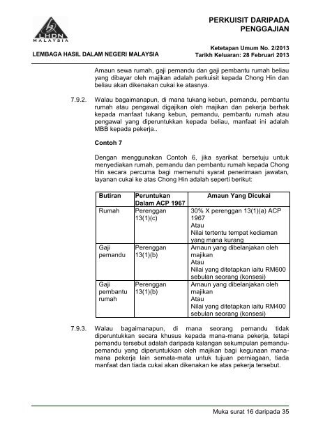 Ketetapan Umum No. 2/2013 - Lembaga Hasil Dalam Negeri