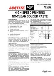 high-speed printing no-clean solder paste