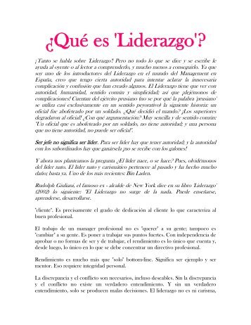 Liderazgo