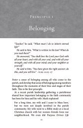 Belonging - Pastoral Planning