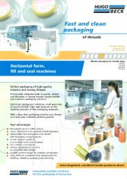 Packaging systems for industry and sewing threads