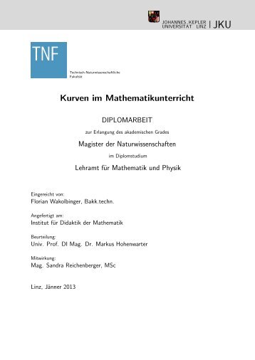 Kurven im Mathematikunterricht - idmthemen