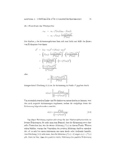 Kurven im Mathematikunterricht - idmthemen