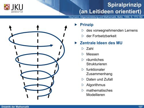 EinfÃ¼hrung in die Didaktik der Mathematik - idmthemen - PBworks