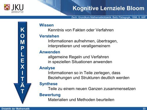 EinfÃ¼hrung in die Didaktik der Mathematik - idmthemen - PBworks