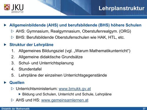 EinfÃ¼hrung in die Didaktik der Mathematik - idmthemen - PBworks