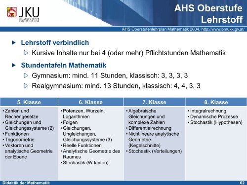 EinfÃ¼hrung in die Didaktik der Mathematik - idmthemen - PBworks