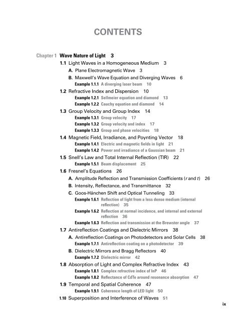 Table of Textbook Contents (PDF)