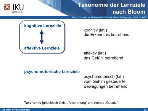 EinfÃ¼hrung in die Didaktik der Mathematik - idmthemen - PBworks