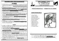 Pfarrbrief 13.05. - Feriendorf St. AndrÃ¤ bei Brixen