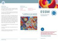 15th Congress of the european soCiety for sexual MediCine - ESSM