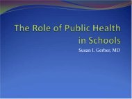 Susan I. Gerber, MD - Cook County Department of Public Health