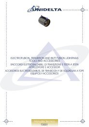Manuale Tecnico T3001 ELECTROFUSION, TRANSITION ... - Nianpa