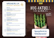 WOCHENANGEBOT 04.06.2012 - HUG