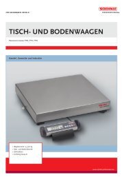 TISCH- UND BODENWAAGEN