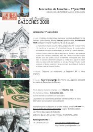 Rencontres de Bazoches - Fernand Pouillon
