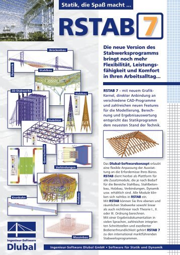 Prospekt (PDF / 4,5 MB) - Dlubal GmbH