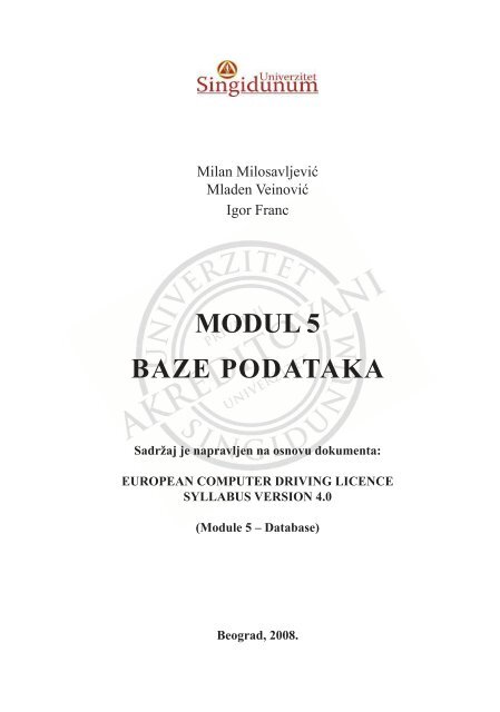 Baze podataka.pdf - Seminarski-Diplomski.Rs