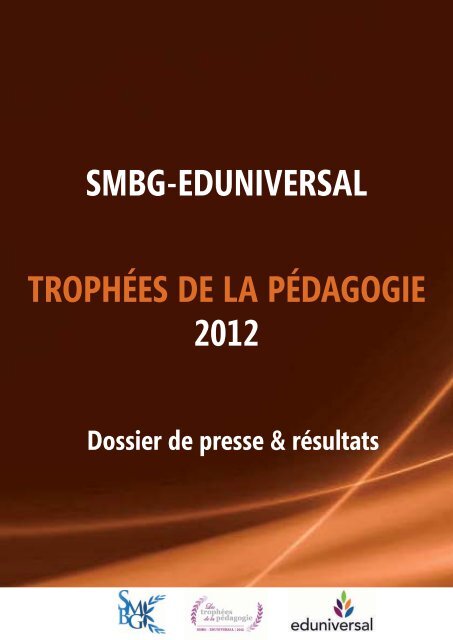 TrophÃ©es de la PÃ©dagogie 2012 - Meilleurs Masters